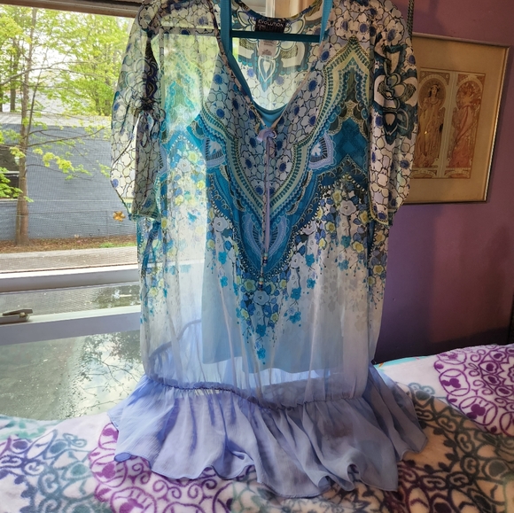 BUNDLE of two 2X's blouses / tang tops - Picture 1 of 16